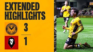 EXTENDED HIGHLIGHTS | Newport County 3-1 Salford City