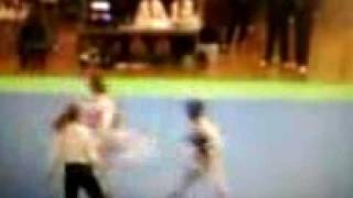 double roundhouse knockout taekwondo