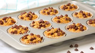Chocolate Peanut Butter Oatmeal Cups | Make-Ahead Breakfast Recipe