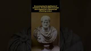 Conscience is the inner guide and the highest lawgiver by Aristotle