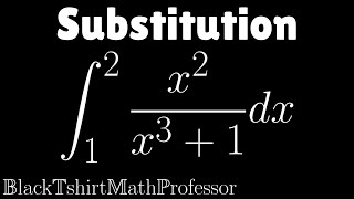Substitution with Definite Integrals Problem 1 (Calculus 2)