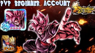 Beginner PvP ULTRA BLACK ROSE WITH PLATINUM EQUIPMENT | Dragon Ball Legends Gameplay | DB Legends