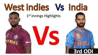 india vs wi 3rd odi highlights #cricket #indvswi #india #westindies #highlights #highlightstoday