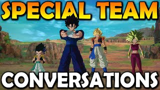 All Special Teams Unique Interactions Dialogues | Dragon Ball Sparking Zero