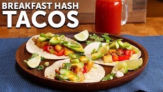 Vegan Breakfast Hash Tacos!🌮