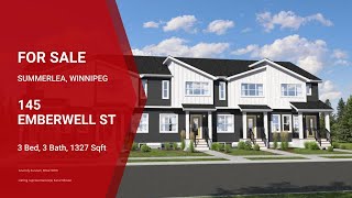 Townhouse For Sale at 145 Emberwell St, Summerlea, Winnipeg