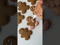 12 days of Craftmas - day 2: baking and icing gingerbread men #shorts