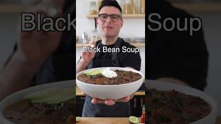 Black Bean Soup (healthy & easy dinner idea)