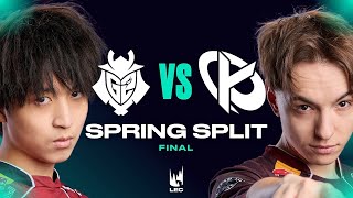 G2 vs KC, LE BO EST UN BANGER ! (LEC Spring Split 2026)
