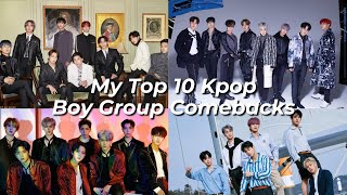 Ranking My Top 10 Kpop Boy Group Comebacks of 2020