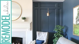 Elegant DIY Paneled Wall Treatment Tutorial