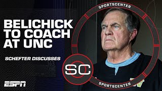 🚨 BREAKING 🚨 Adam Schefter discusses Bill Belichick becoming head coach at UNC | SportsCenter