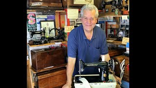 Alex Askaroff Presents how to thread a vintage sewing machine.