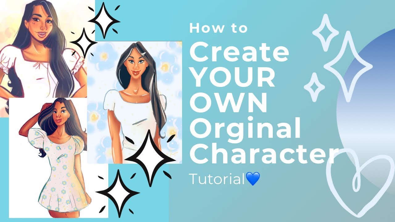 How To Create Your Own Original Character ёятщ Youtube