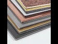 taan copper steel zinc aluminum composite panel