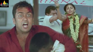 Nuvu Nenu Prema Movie Attack on Suriya & Bhumika | Telugu Movie Scenes | Sri Balaji Video
