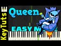Queen [Deltarune: Chapter 2] by Toby Fox - Easy Mode [Piano Tutorial] (Synthesia)