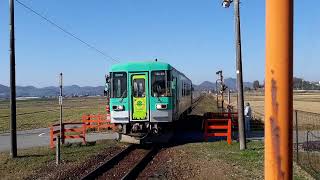 北条鉄道フラワ2000 3 普通粟生行 網引駅入線