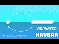 Animated Navigation Menu Bar using HTML CSS and JavaScript | Circular Menu (Free JavaScript  Code)