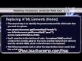 JavaScript Training Tutorial Replacing HTML Elements (Nodes)