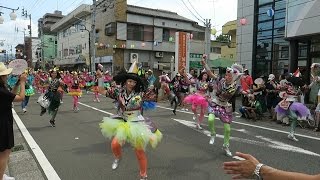 第63回 よさこい祭り　ダイヤモンドダイニングよさこいチーム　万々競演場　本祭初日　無編集連続撮影版 2016.8