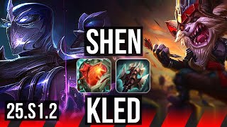 SHEN vs KLED (TOP) | 4/2/9 | KR Grandmaster | 25.S1.2