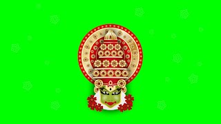 face reaction animation Onam  Green Screen HD