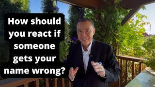 What do you do when someone calls your name wrong? | APWASI | Etiquette | Dr. Clinton Lee