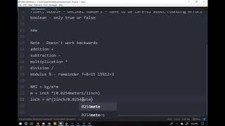 BMI Calculator Project