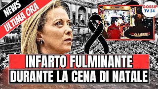 🔴 "INFARTO FULMINANTE DURANTE LA CENA DI NATALE" TRAGICO LUTTO NELLA POLITICA ITALIANA!