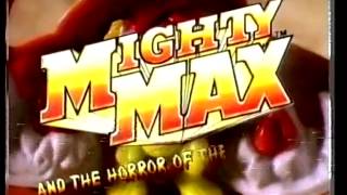 Mighty Max Toy Advert (Vintage Toy Advert) VHS Capture)