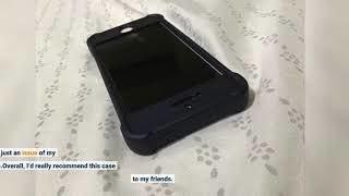 User Review: ORETECH iPhone 5 / 5S / SE (2016) Case,with [2 x Tempered Glass Screen Protector]...