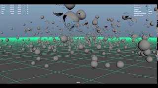 Popping bubbles in Maya - R&D