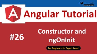 Difference between Constructor and ngOnInit hook | Constructor Vs OnInit | P26 Angular Tutorial