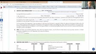 Preparing a residential lease agreement