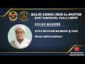 Live Kuliah Maghrib (Isnin 2/12/2024)