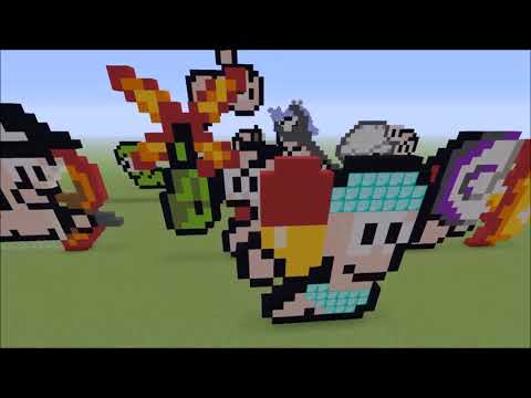 Minecraft Worms Pixel Art Collection Build Showcase Creative Mode Minecraft Worms Pixel Art Collection Build Showcase Creative Mode