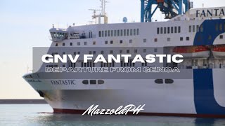 GNV FANTASTIC | Departure from GENOA