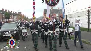 Govan Protestant Boys FB (Scotland) @ Sandy Row Remembrance Sunday 13/11/22