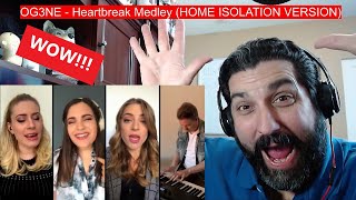 OG3NE - Heartbreak Medley (HOME ISOLATION VERSION) Reaction