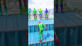 GTA 5 Epic Water Ragdolls | Spider-Man Jumps / Fails ep.169 #shorts