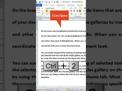 MS Word Line Spacing in Paragraphs  #msword