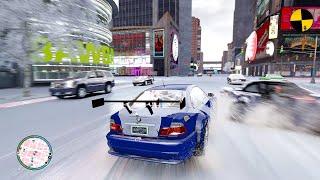 GTA 4 Crazy BMW M3 GTR Crashes Ep.33