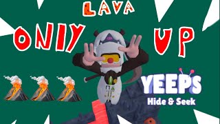 I played LavaRun in Yeeps Hide and seek! (Lava only up)