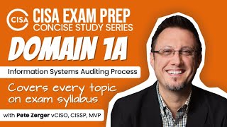 CISA EXAM PREP - Domain 1A - IS Audit Process Planning