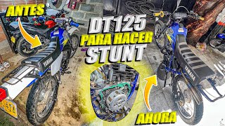 Organizando mi MOTO DT125 para hacer STUNT l PABLO200