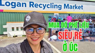 Cuộc Sống Ở Úc - Một Ngày Đi Mua Phế Liệu - Đồ Dùng Trong Nhà Siêu Rẻ