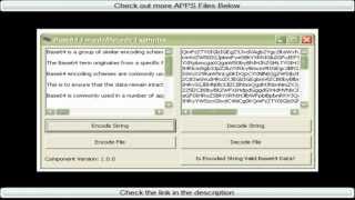 Windows App-Base64 Encode/Decode Library