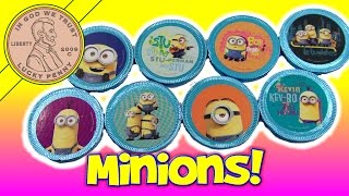 Minions Milk Chocolate Coins With Collectible Stickers Bee Doo Tasty Kids Candy Money!