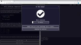 Basic Javascript (58/111) | Comparison with the Equality Operator | freeCodeCamp